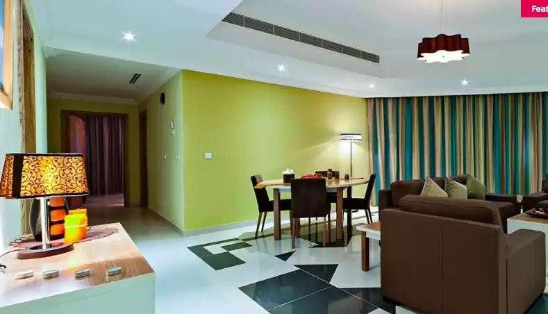 住宅 就绪物业 3 间卧室 楼/楼 酒店公寓  出租 在 萨德 , 多哈 #7659 - 1  image 